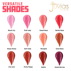 PeachRose swatches show buildable color for natural to bold looks