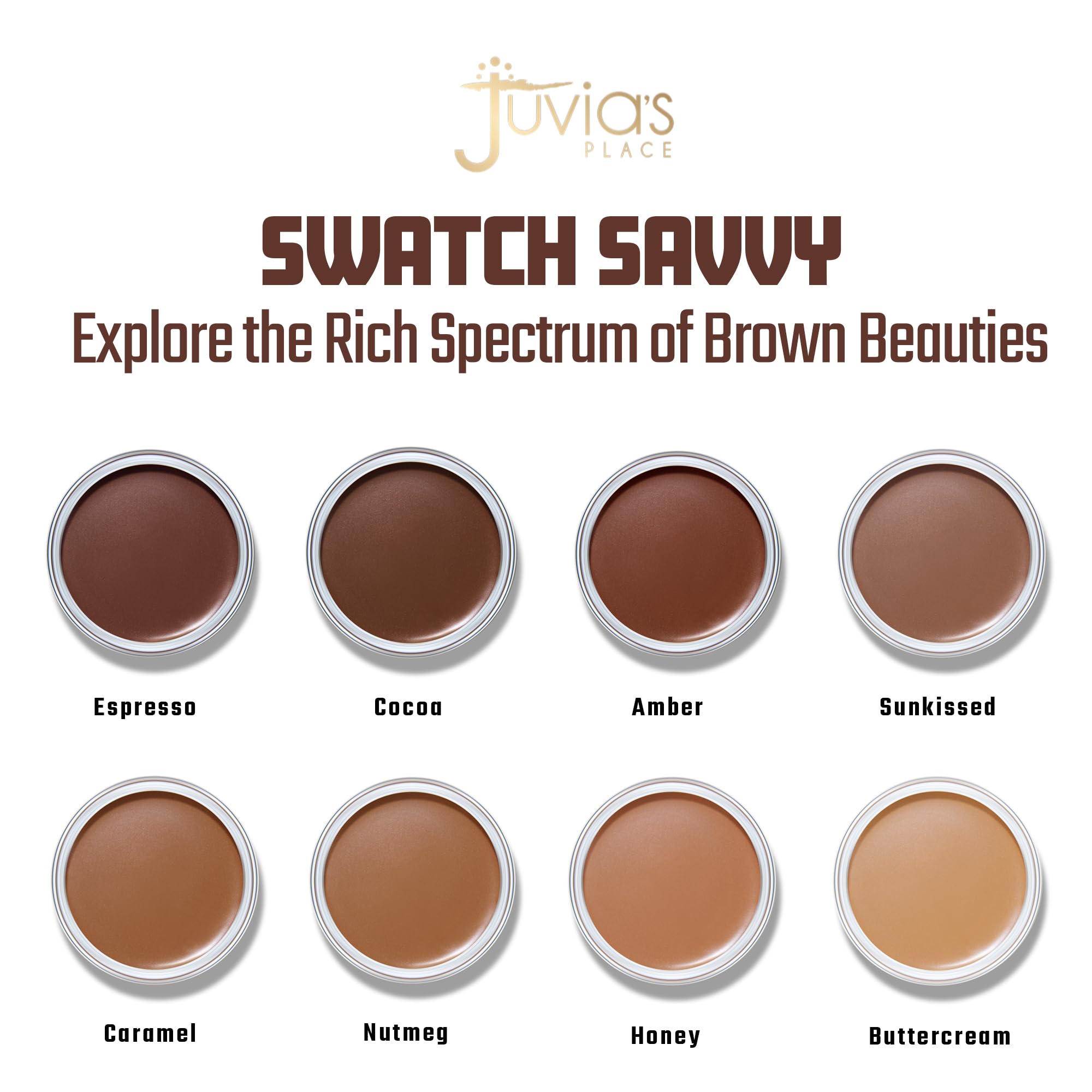 Juvia's Place Bronzed Cream Bronzer shade Caramel enhances sun-kissed warmth