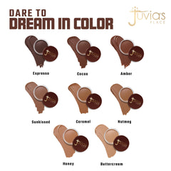 Juvia's Place Cream Bronzer in Caramel used with tips for best results