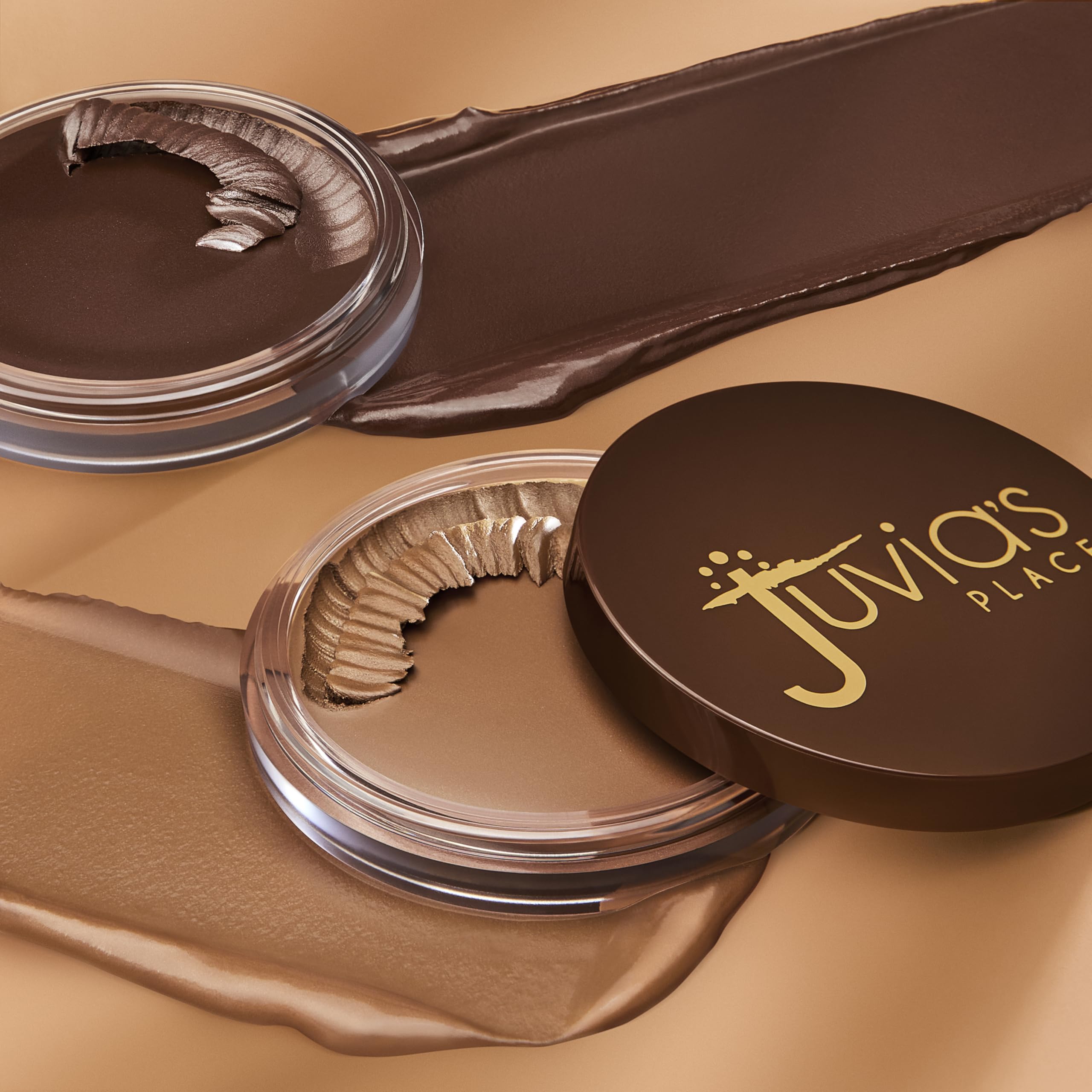 Juvia's Place Cocoa bronzer packaging highlights shade range