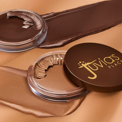 Juvia's Place Cocoa bronzer packaging highlights shade range