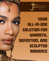 Juvia's Place Bronzed Liquid Bronzer Cinnamon on cheek for subtle sun-kissed definition.
