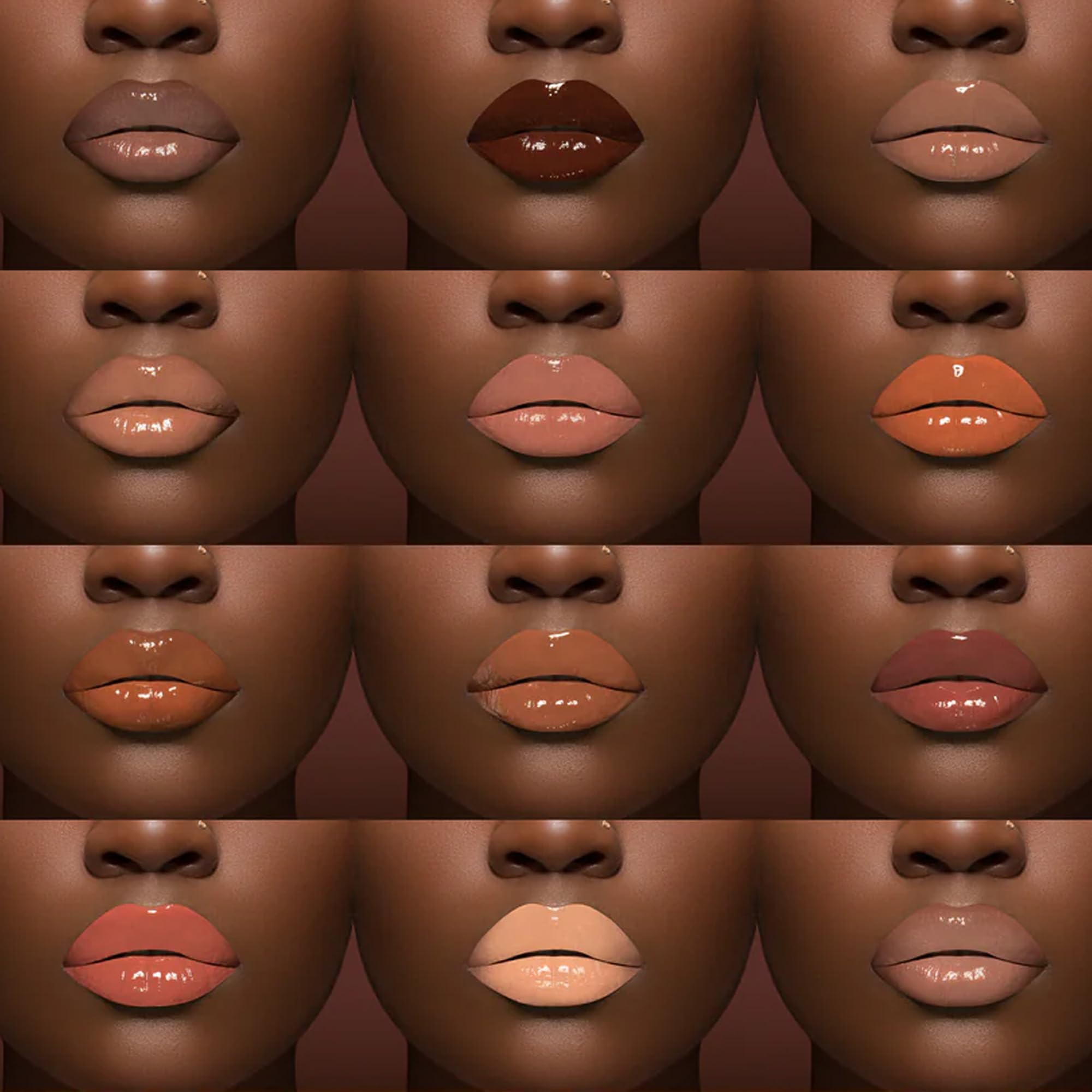 Juvia's Place Coffee Shop Lip Gloss Butterscotch smooth texture on lips.