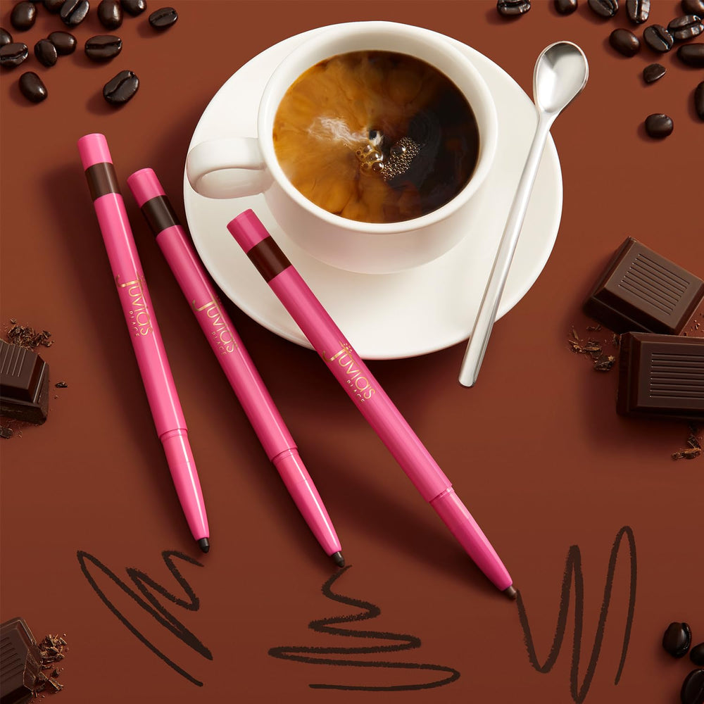 Juvia's Place Coffee Shop Luxe Lip Liner retractable design for quick applications.