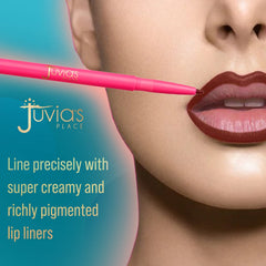 Juvia's Place Coffee Shop Luxe Lip Liner provides a smudge-proof finish that lasts.