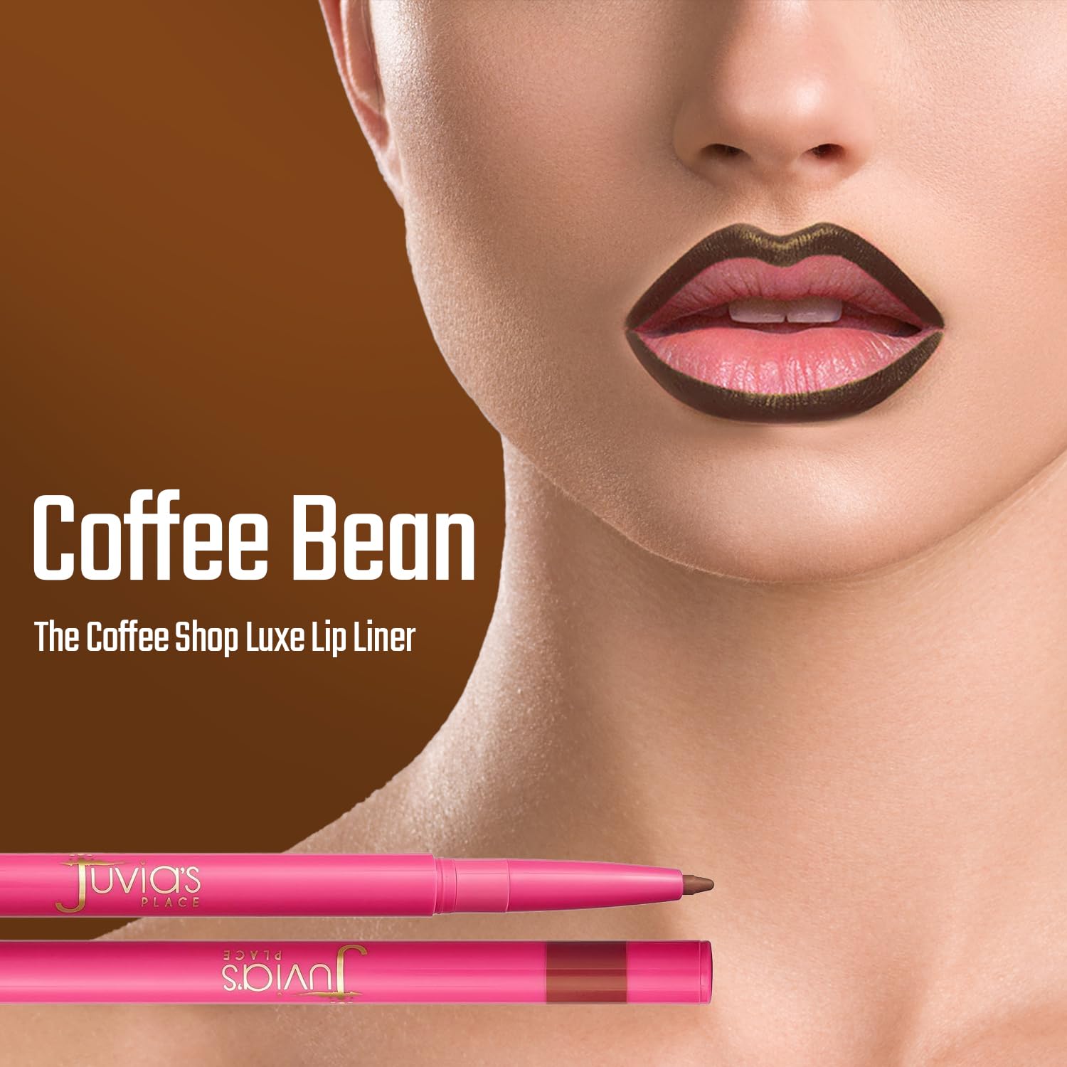 Juvia's Place Coffee Shop Luxe Lip Liner smudge-resistant color retention.