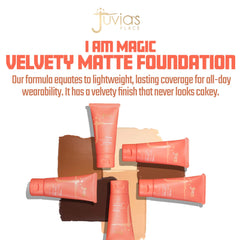 Juvia's Place I Am Magic Foundation 740 Marisol bottle back showing shade label and finish.