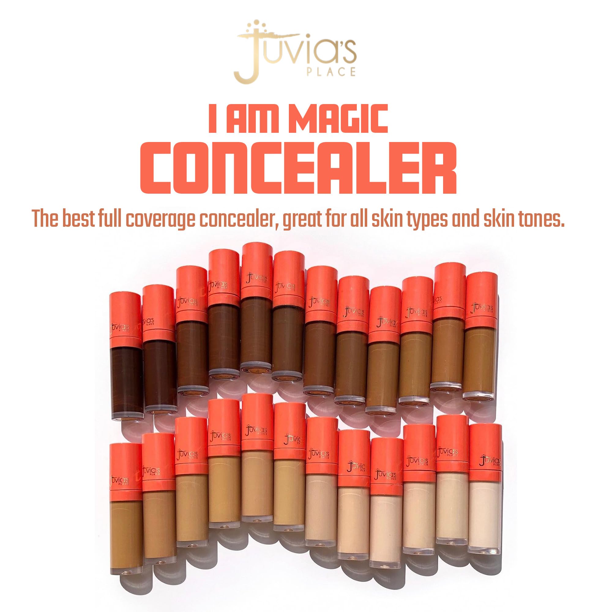 Juvia's Place I Am Magic Liquid Concealer J22 Light applicator demonstrates precise, smooth application.