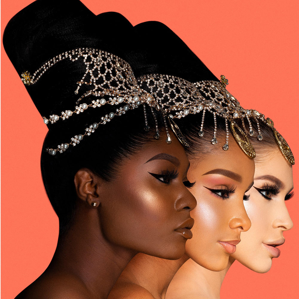 Juvia's Place foundation close-up shows rich pigmentation and natural-looking finish.