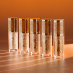 Juvia's Place Nubian Glow body shimmer mixed with lotion for all-over radiance