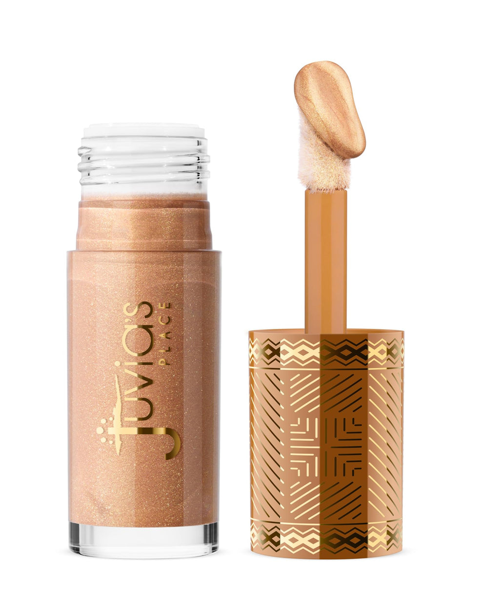 Juvia's Place Nubian Glow bottle ready for radiant skin glow