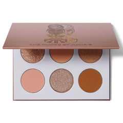 Juvia's Place The Nudes palette open pans showing versatile neutral shades for day-to-night looks