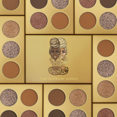 Compact palette for travel-friendly makeup routines.