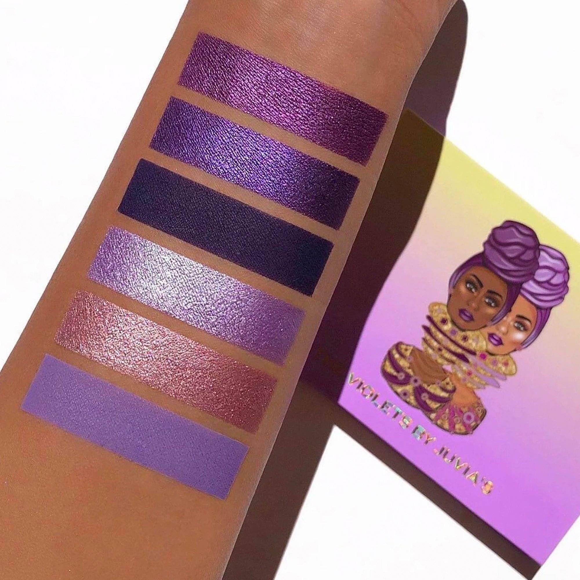 Juvia's Place The Violets palette application tools help create precise makeup looks