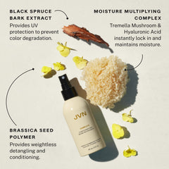 JVN Black Spruce Bark extract provides UV protection for color-preserving care.