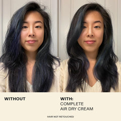 Light hold and pliable texture with JVN Air Dry Cream