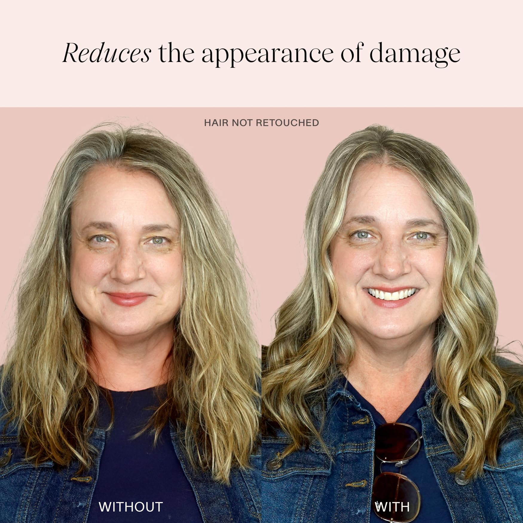 JVN Revive hair application technique demonstrates simple step-by-step use.