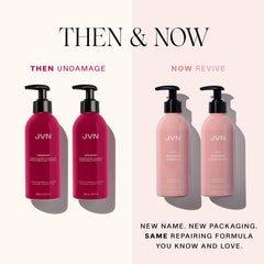 JVN Revive Repairing Conditioner cream texture hints at rich moisture