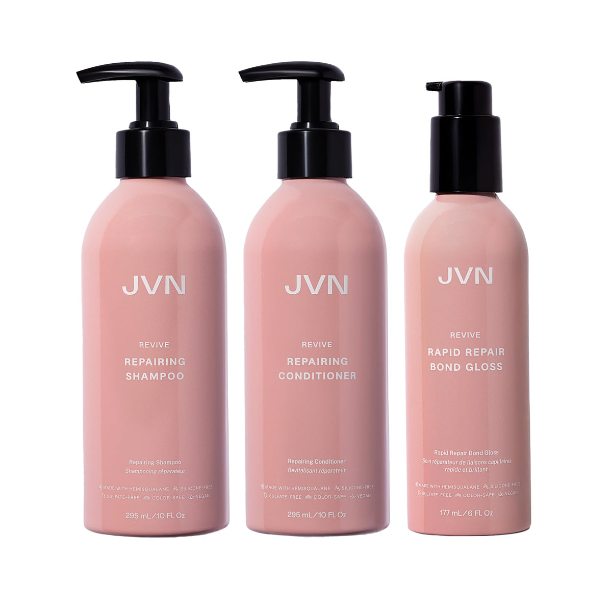 JVN Revive Shampoo bottle for color-treated hair.