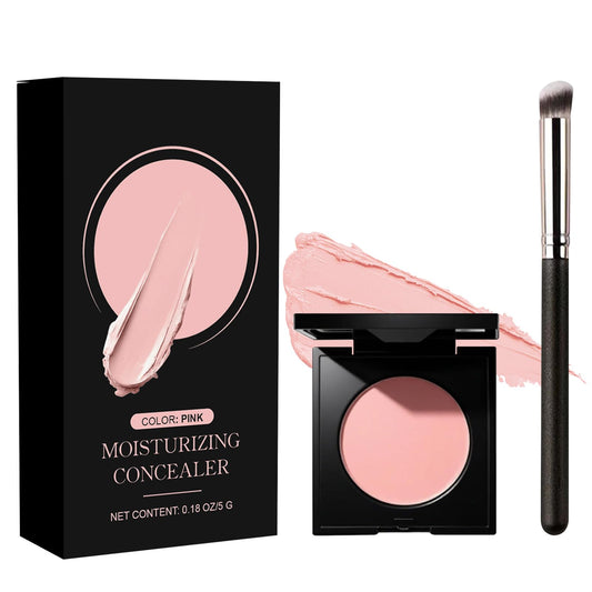 JVXZTO Under Eye Brightener Concealer tube in pink brightens tired under-eye areas.