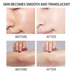 JXSVR Exfoliating ingredients like kojic acid and turmeric visible on label.