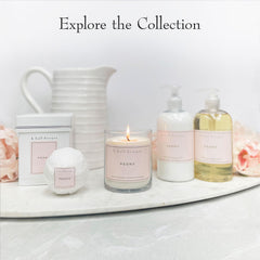 K. Hall Designs Peony lotion fragrance details support daily soothing ritual