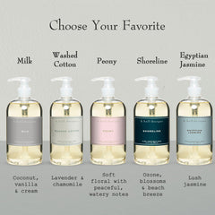 K. Hall Designs Shoreline ocean scene emphasizes the tranquil scent profile.