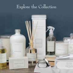Ingredients summary for K. Hall Designs Washed Cotton hand soap showing plant-based formula.