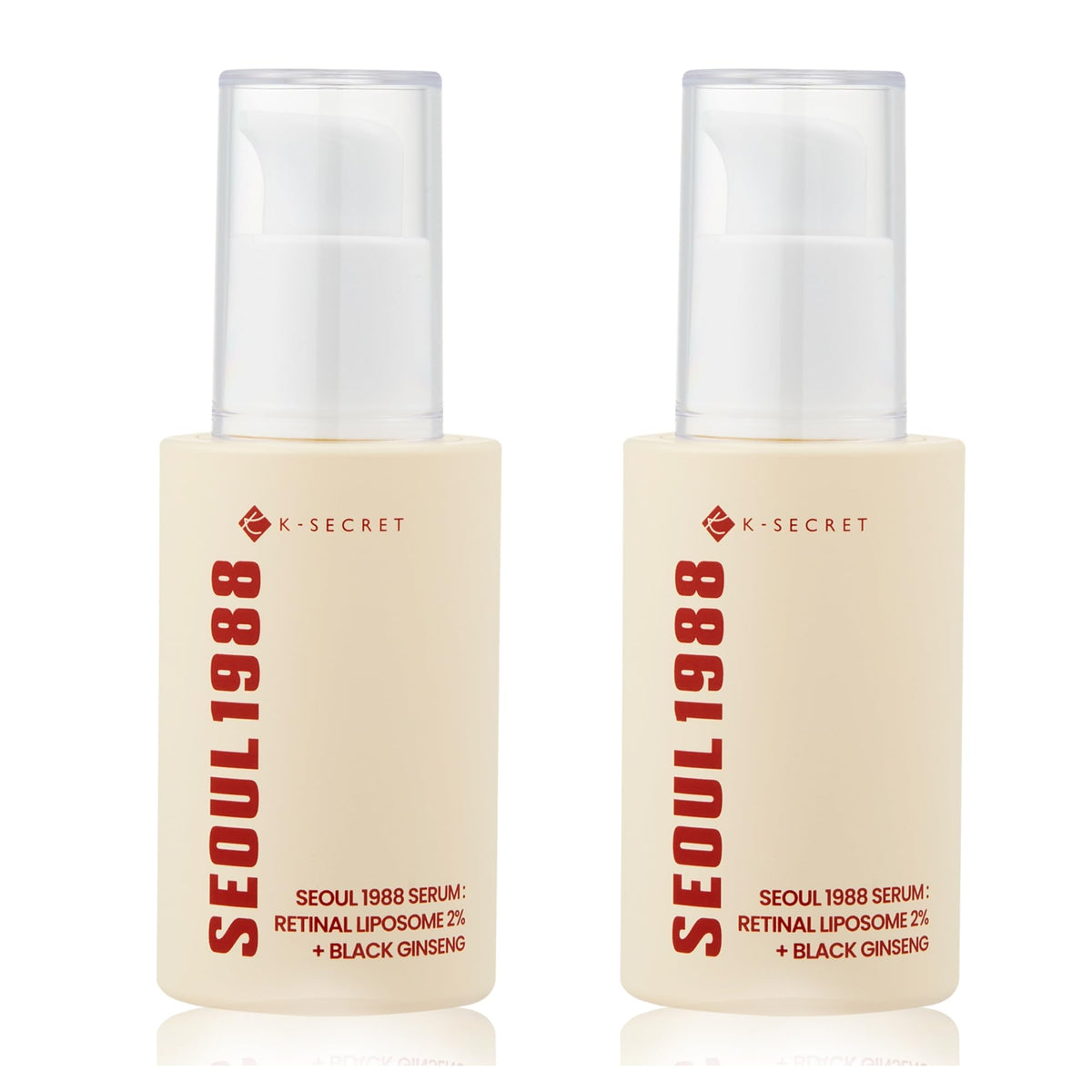 K-SECRET SEOUL 1988 Retinal Serum bottle closeup for daily facial care