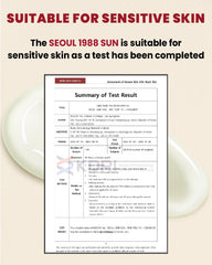 K-SECRET Seoul 1988 Sun ingredients layout highlights ceramide and pine tree