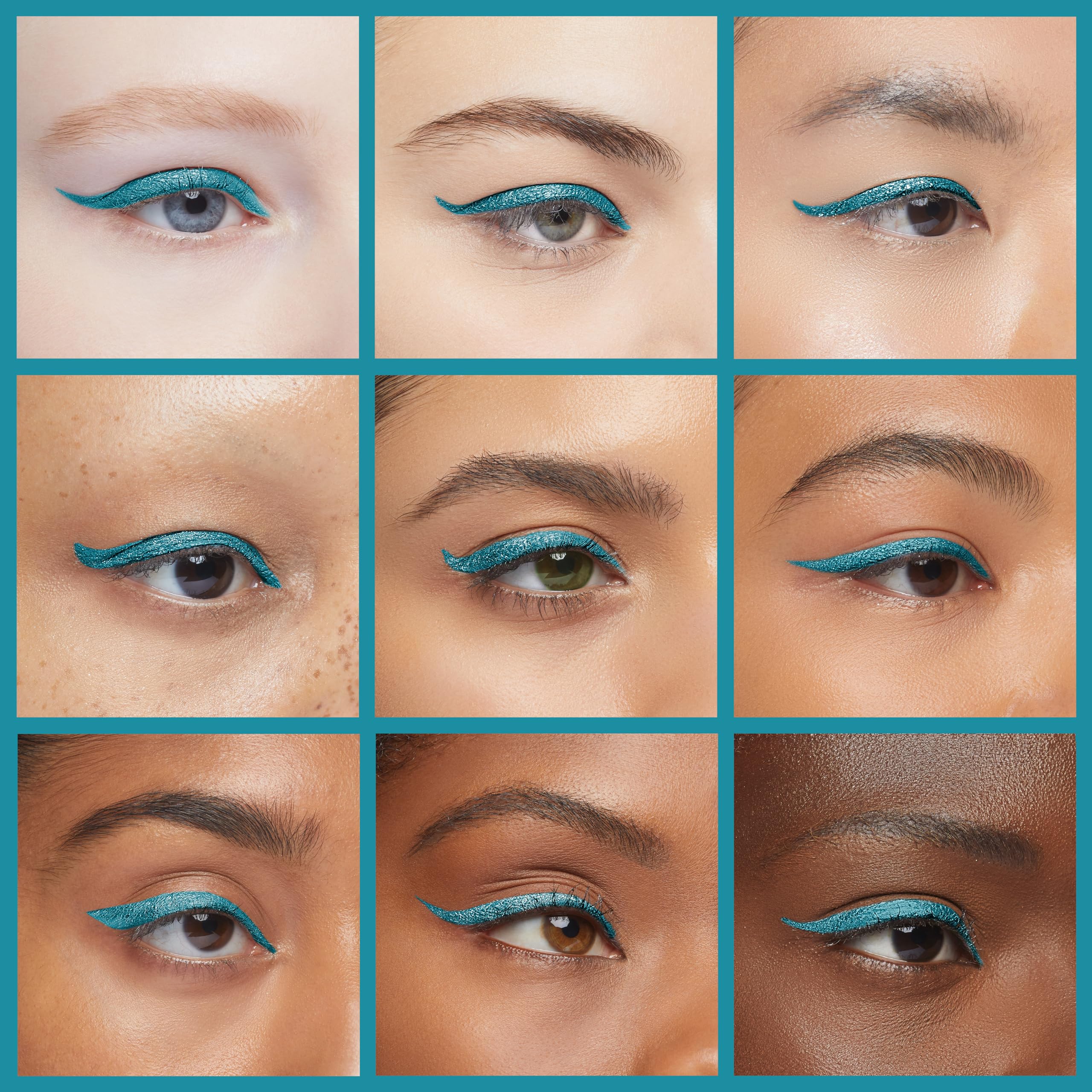 K7L Blue Eyeliner pencil tip close-up highlighting sharp precision.