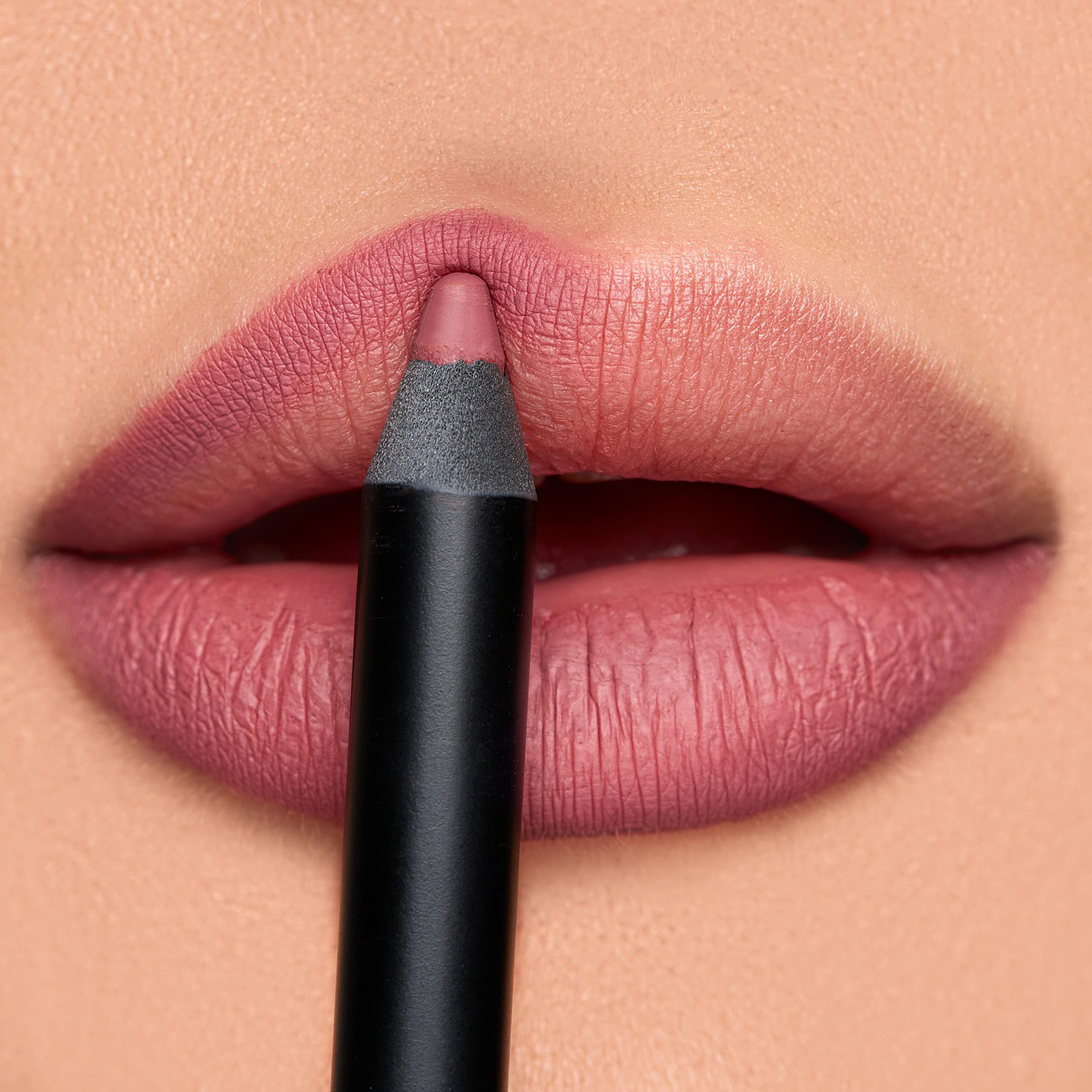 K7L Dark Pink Lip Crayon Buff outer packaging shows vegan branding for easy shopping