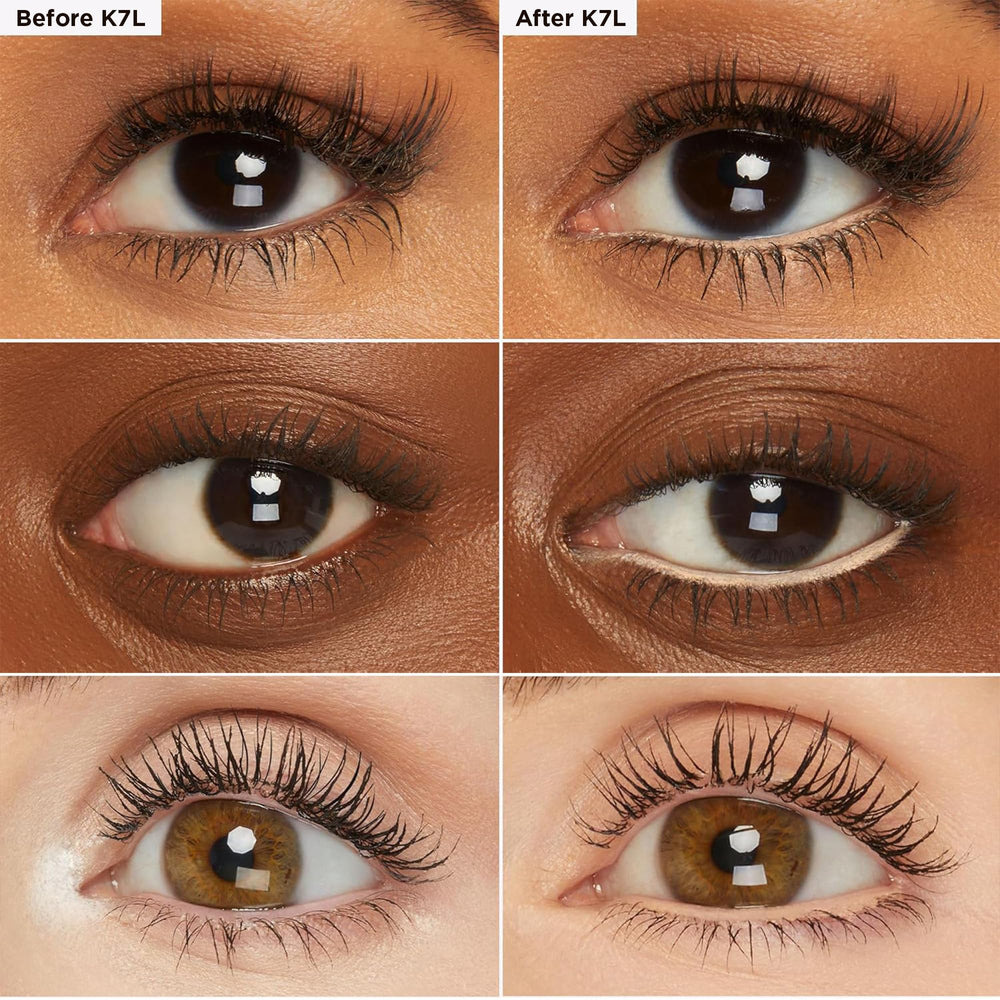 K7L Creamy Nude eyeliner adds a pop to the eye look for daytime wear.