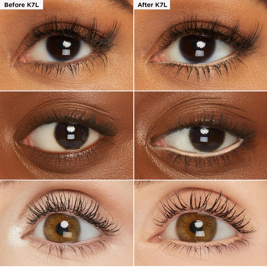 K7L Creamy Nude eyeliner adds a pop to the eye look for daytime wear.