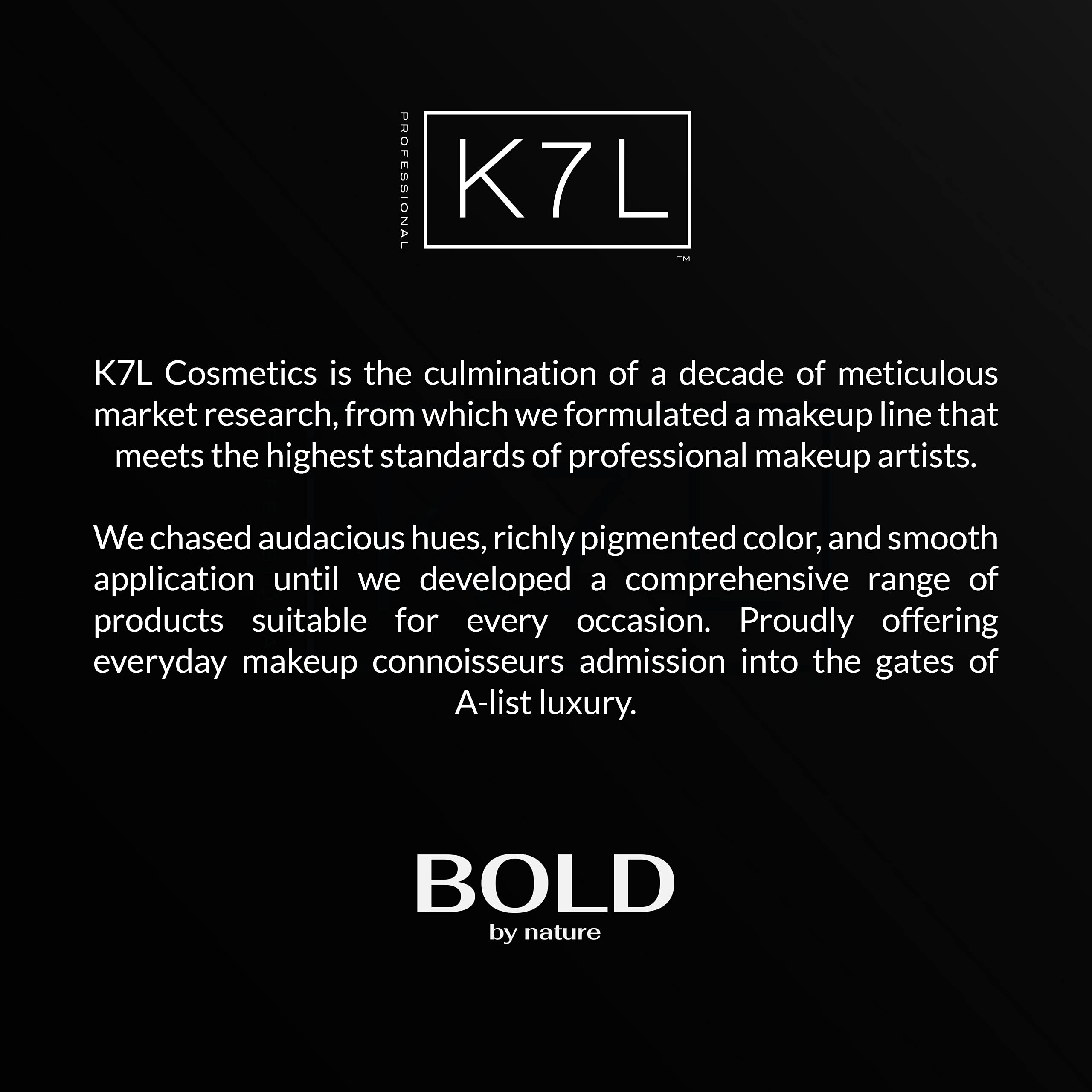 K7L Creamy Nude eyeliner with a precise tip for clean lines.
