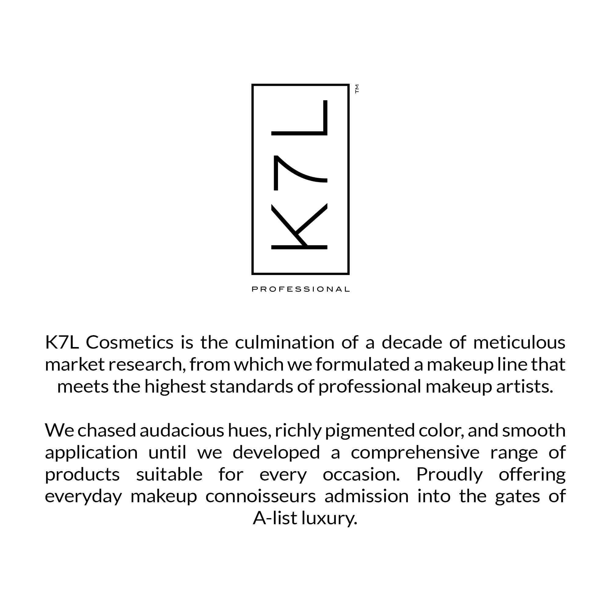 K7L Lip Crayon vegan formula swatch with matte finish.