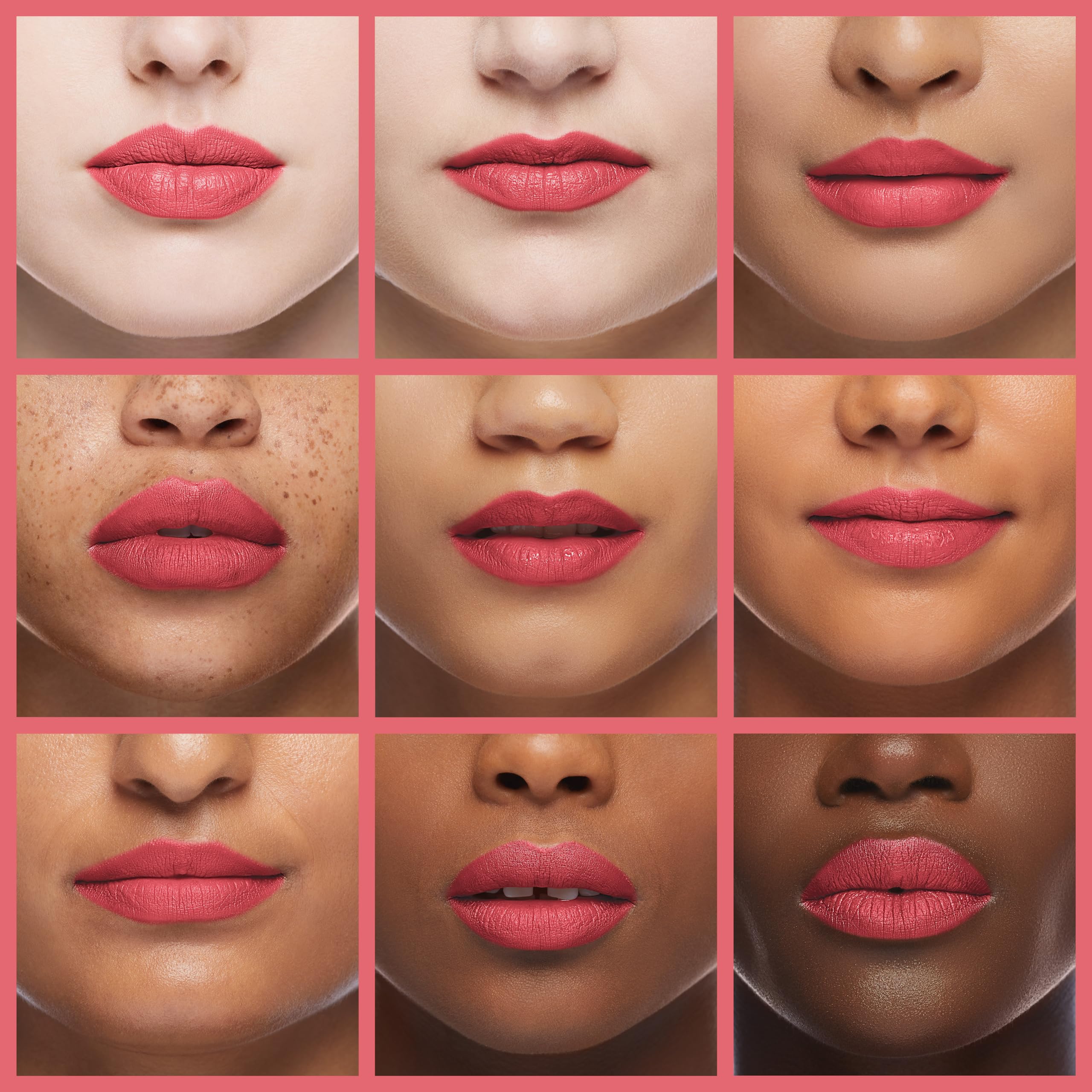 K7L Pink Lip Crayon on lips delivers smooth, smudge-proof finish.