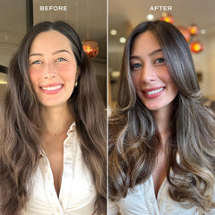 Kacey Welch All In Wonder after-use shot showing frizz control and shine.