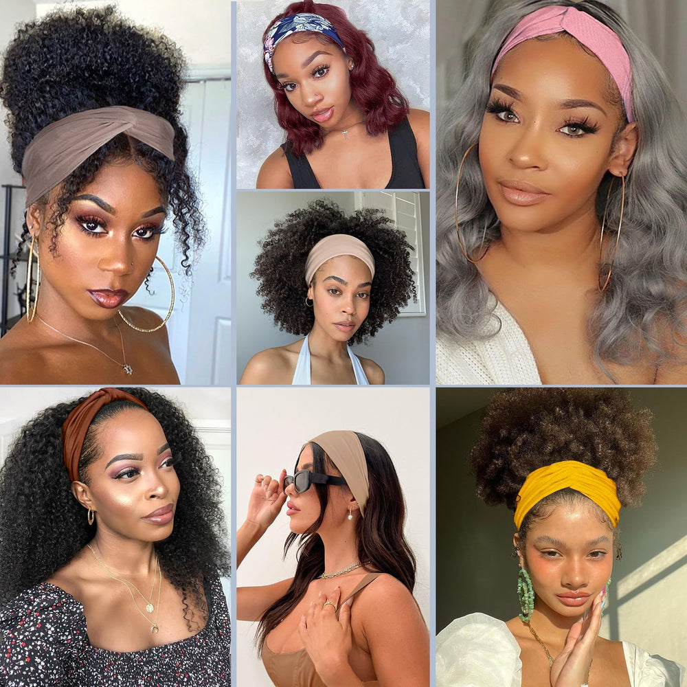 Kachanaa 8-pack gift-ready headband set with unique prints.