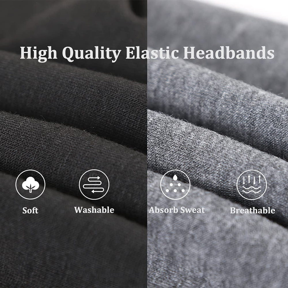 Kachanaa non-slip headband keeps hair in place during runs.