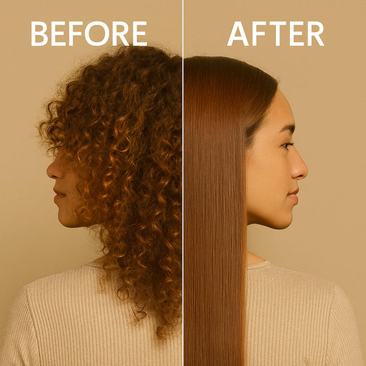 Application scene of Kachita Spell keratin chocolate for quick smoothing
