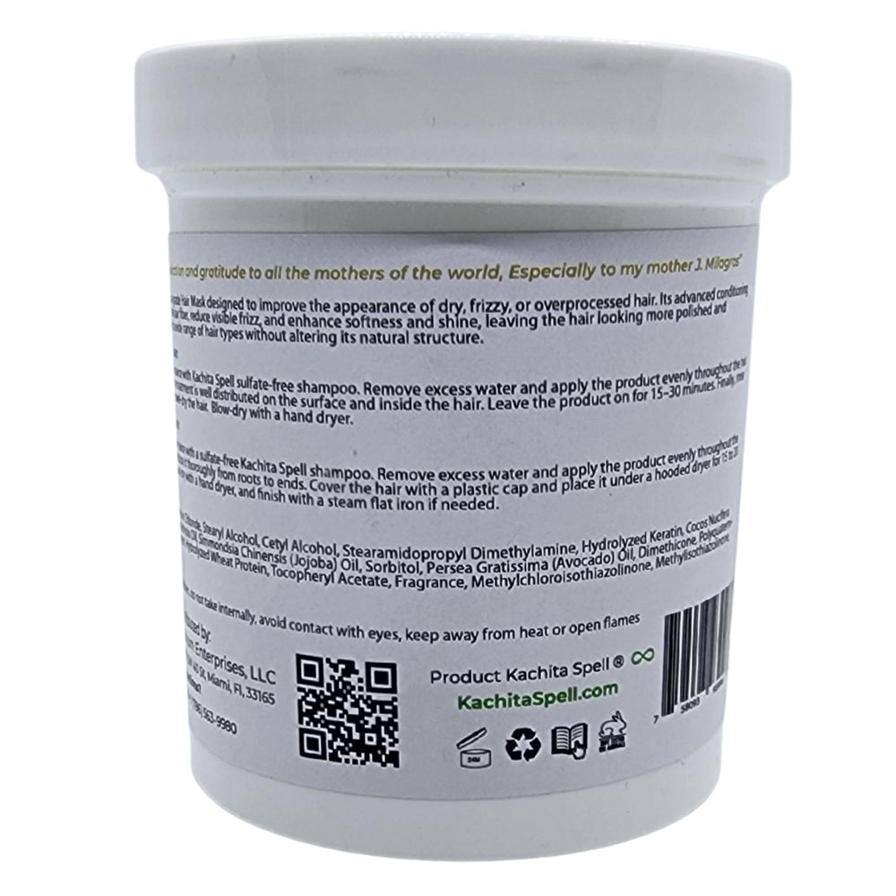 Sulfate-free and paraben-free label on BTX Max hair mask.
