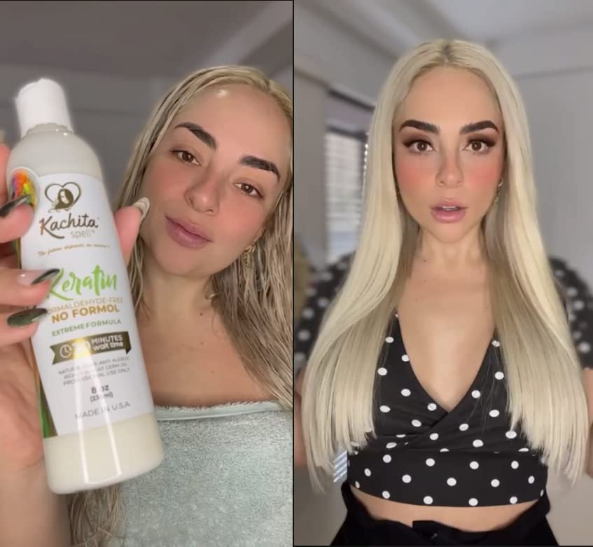 Kachita Spell K Ready clarifying shampoo bottle for thorough scalp prep before treatment.
