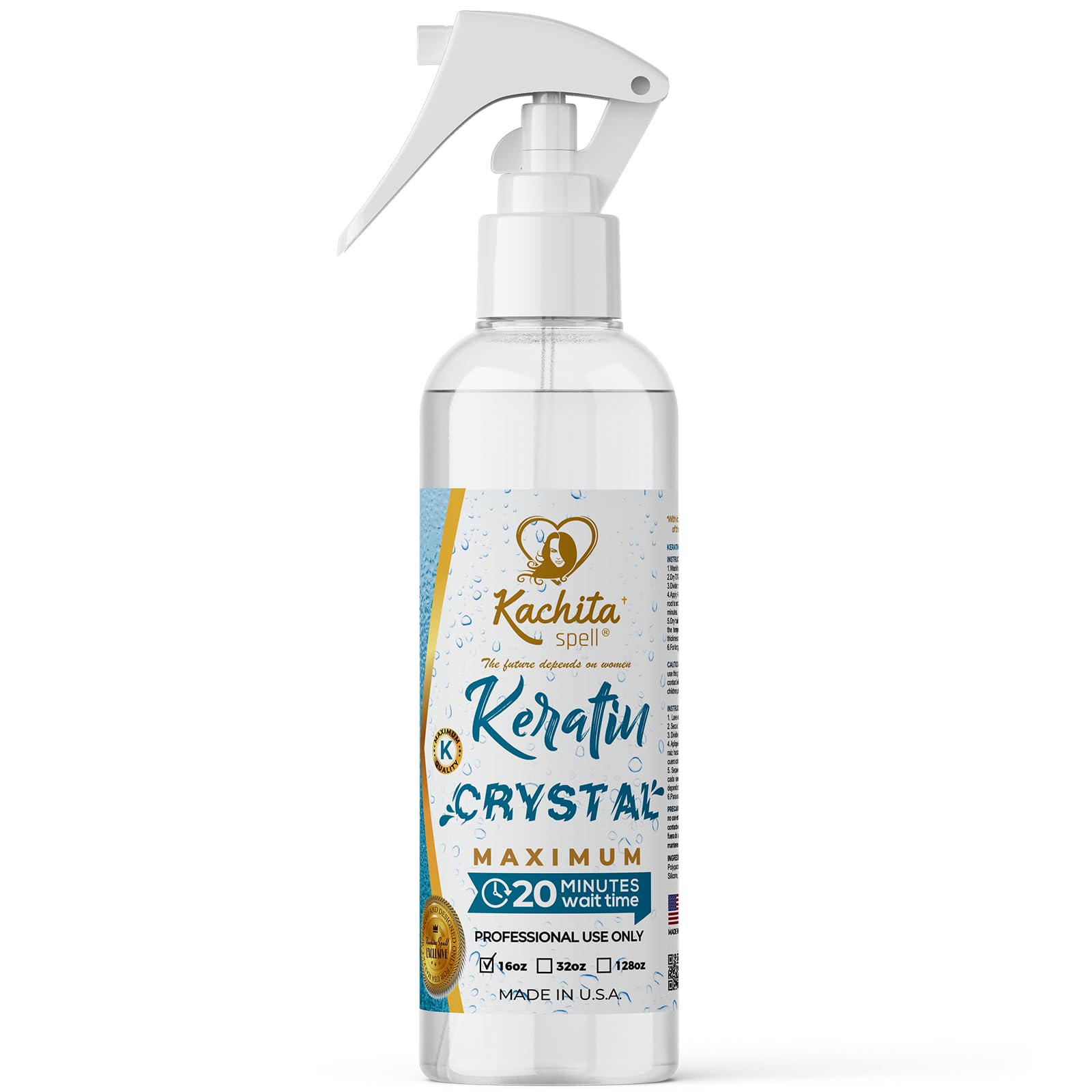 Kachita Spell Keratin Crystal soft, shiny finish visible on hair