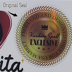 Kachita Spell USA-made badge – quality assurance from USA production.