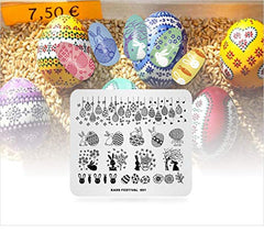 KADS kiss-design stamping plate for elegant accents and quick application