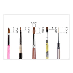 KADS nail art brush with lines and drawing capability