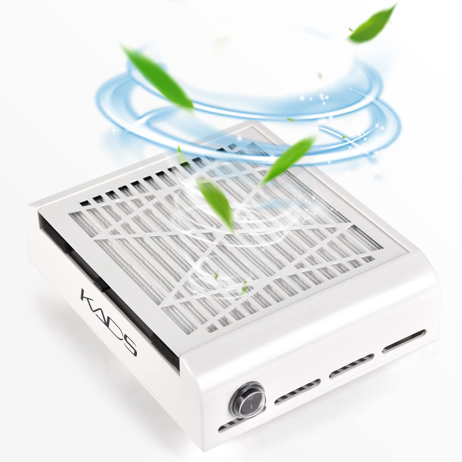 KADS Nail Dust Collector front view showing compact design for clean nail art sessions