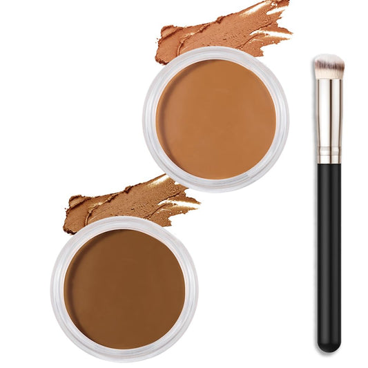 Kaely 2Pcs Concealer Palette open with 12 colors for versatile correction