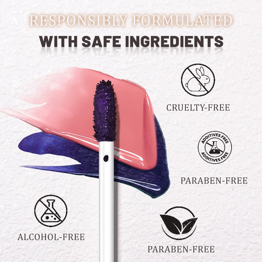 Kaely Lip Stain Long-Wear Color provides waterproof, transfer-resistant finish
